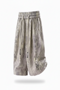 Bermudas "Textured Streetwear" en Tono Rosa Vintage
