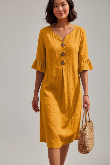 Vestido Midi / Diseñado para Moverte con Libertad