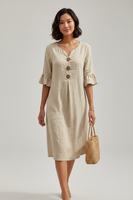 Vestido Midi / Diseñado para Moverte con Libertad