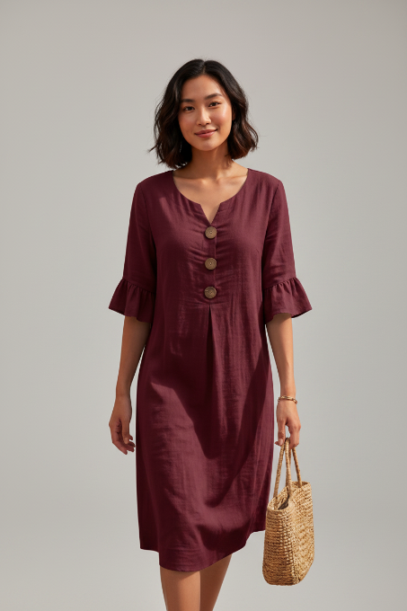 Vestido Midi / Diseñado para Moverte con Libertad