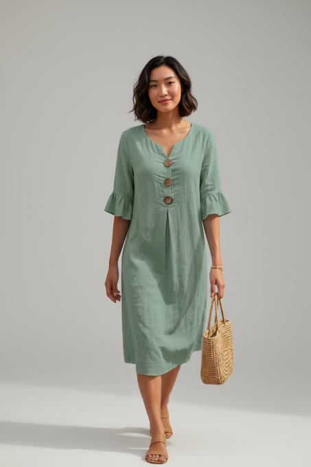 Vestido Midi / Diseñado para Moverte con Libertad